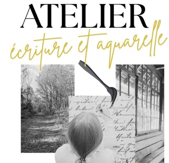 atelier d'écriture écrire et peindre à l'aquarelle au Parc de Ripaille thonon Chablais